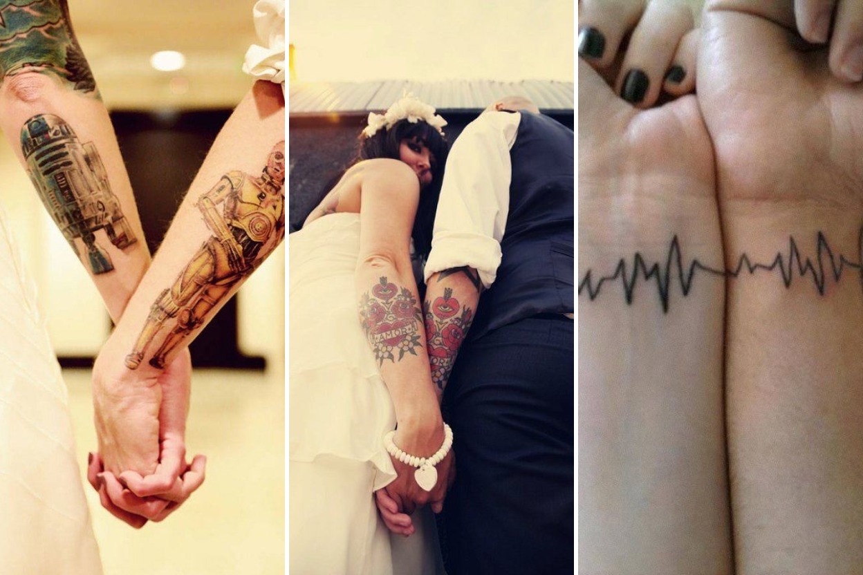 30+ Romantic Couple Tattoos Honoring Pure Lifelong Synergy Featured 3-Panel Lookbook Collage
