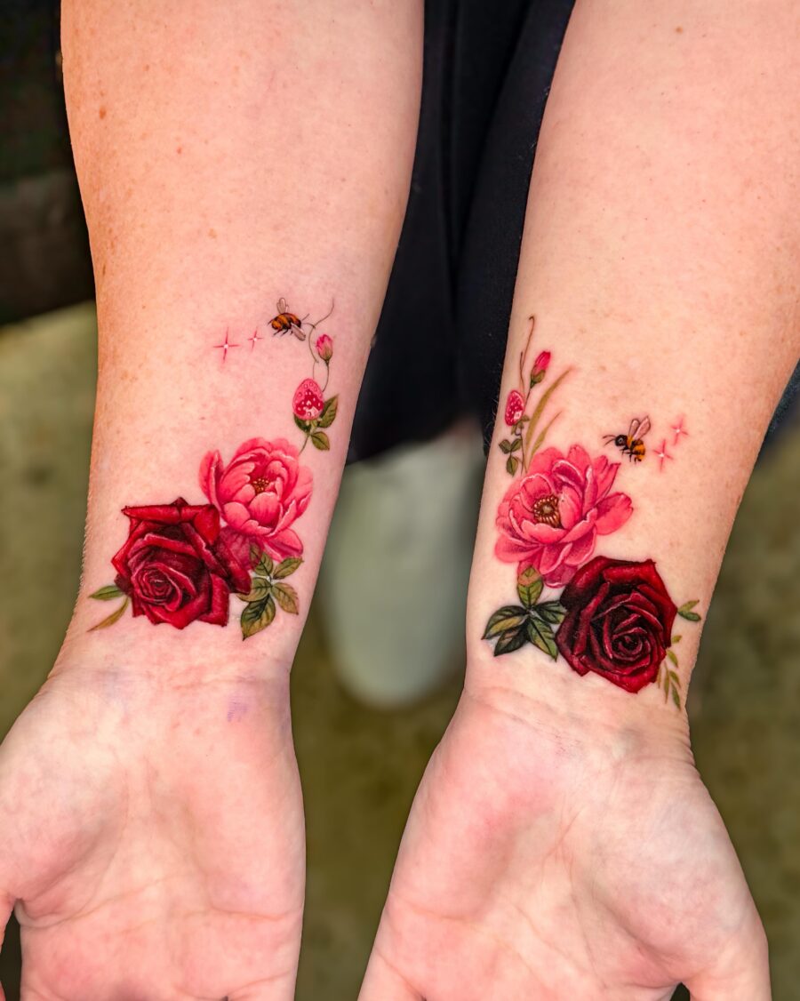 Stunning floral tattoos perfect for cover-ups Tattoo on skin