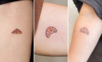 35+ Croissant Tattoo Ideas Celebrating Flaky Parisian Pastry Art