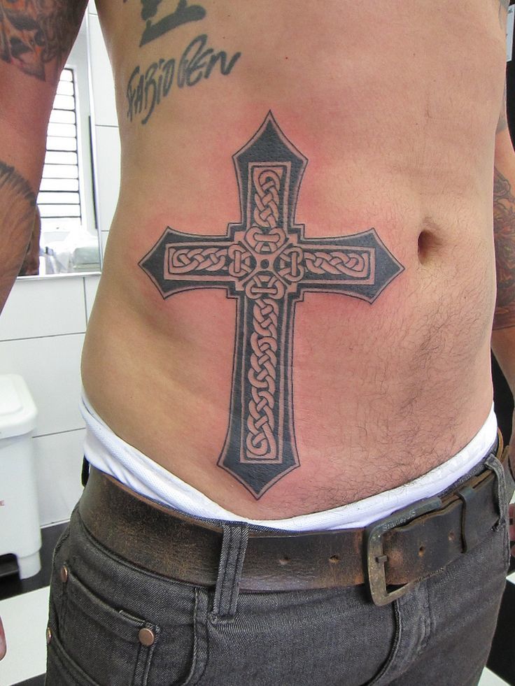 Gothic Cross Rib Tattoo Cross Tattoo cross tattoos