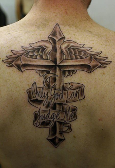 Only God Can Judge Me Tattoo Tattoo on skin