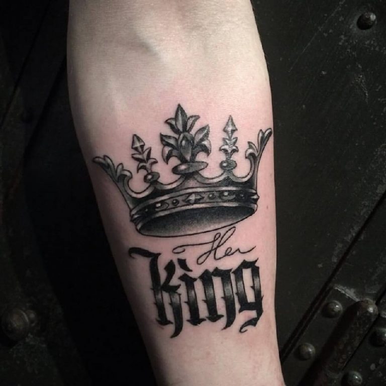 Her king, His Queen Tattoos Tattoo on skin