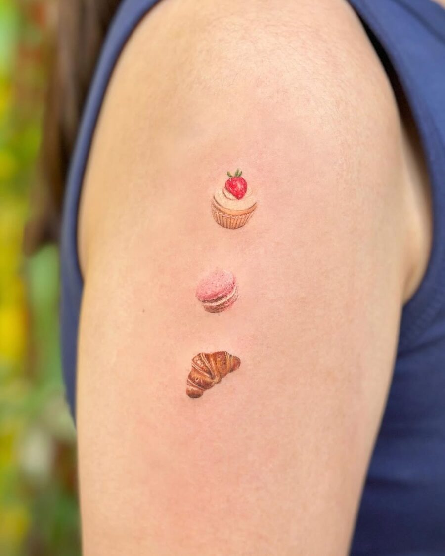 Delightful dessert tattoos for sweet enthusiasts Tattoo on skin