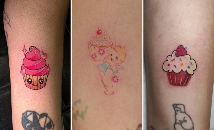 35+ Cupcake Tattoo Ideas Serving Irresistibly Sweet Whimsical Charm