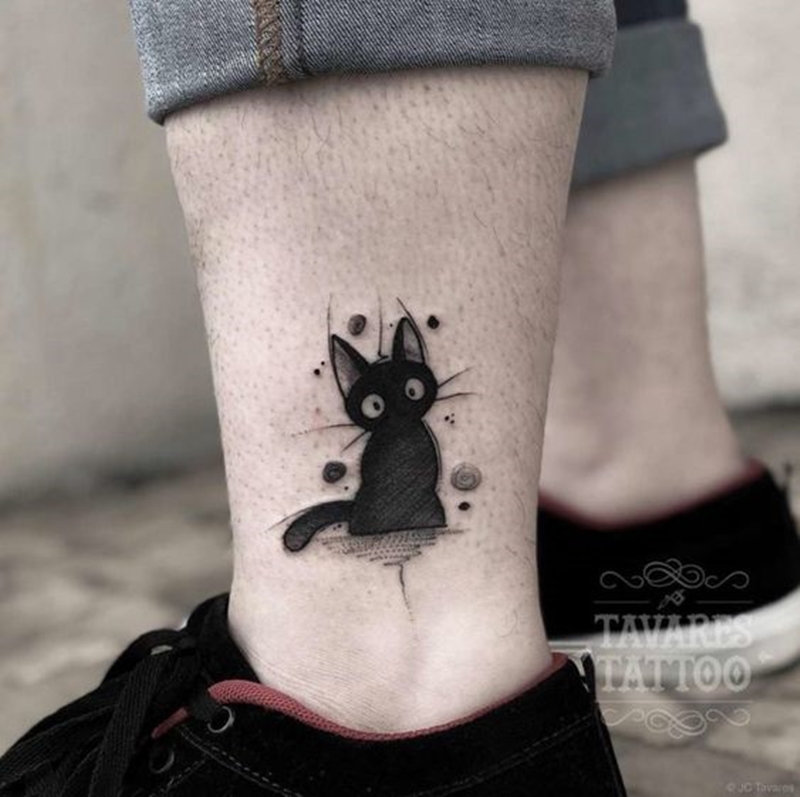 Can You Say Meow? The Cutest Tattoo Tattoo on skin