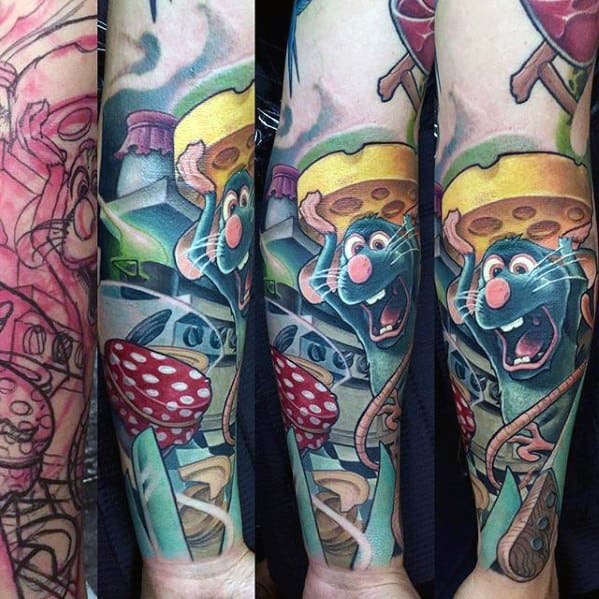 Honor Ratatouille With a Tattoo Tattoo on skin