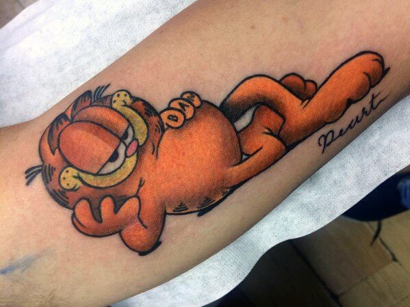The Always Honest Garfield Tattoo, Small Tattoos Tattoo on skin
