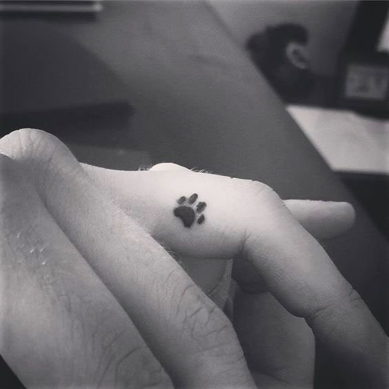 The Cutest Paw Tattoo Ever Small Tattoos Tattoo on skin