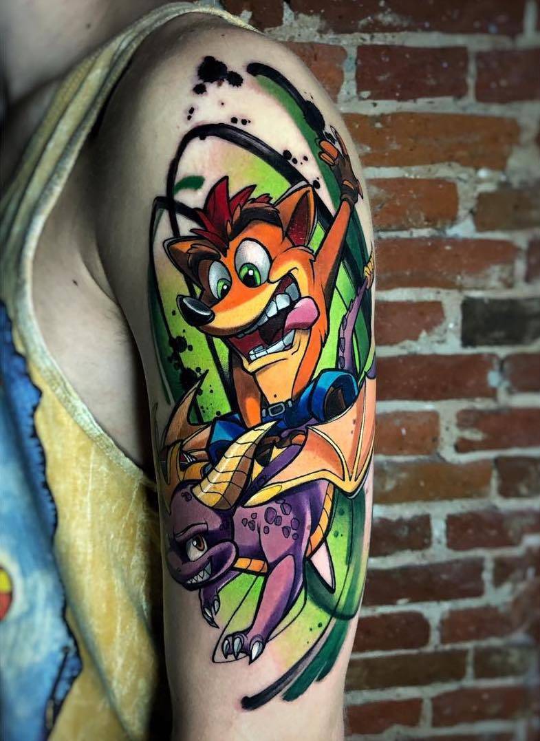 Wildly Fun Tattoo With Taz Small Tattoos Tattoo on skin