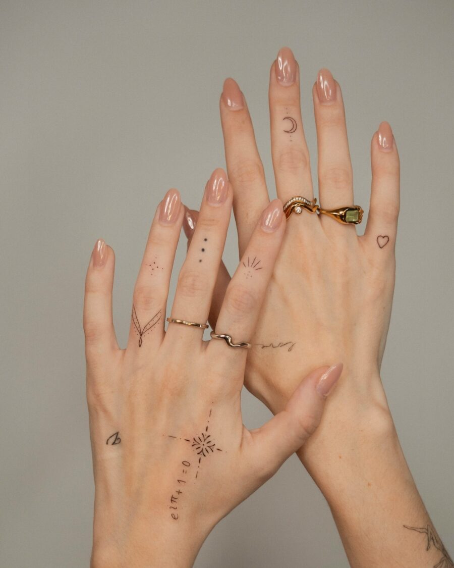 Elegant dainty tattoo designs on hands Tattoo on skin