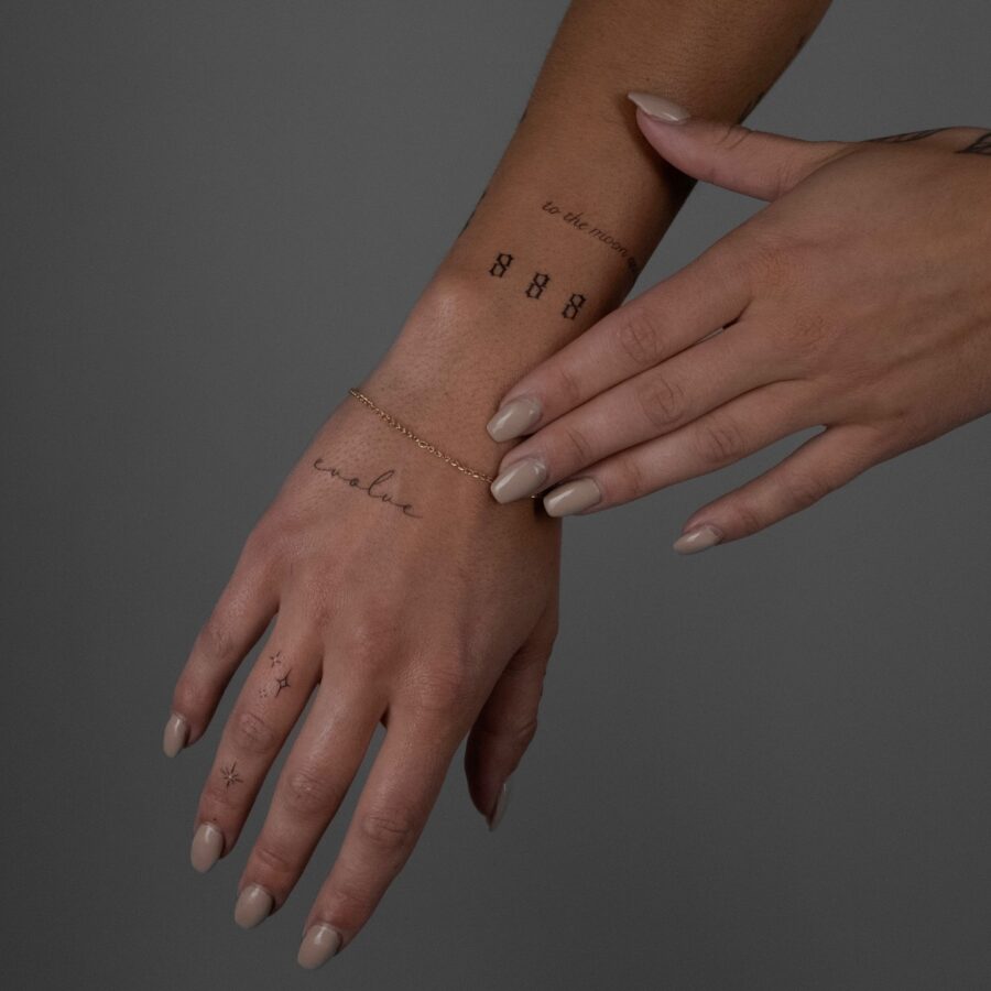 Elegant Dainty Tattoos on Subtle Skin Tattoo on skin