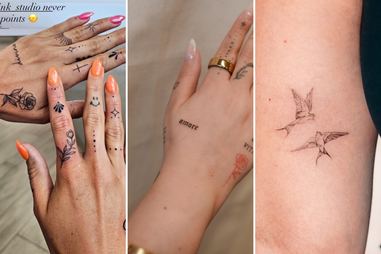 35+ Dainty Tattoo Ideas Delivering Chic Understated Charm Featured 3-Panel Lookbook Collage