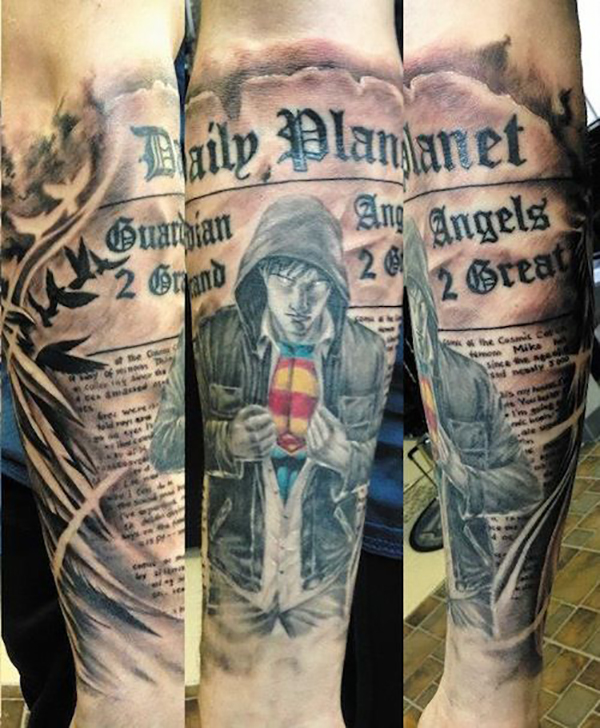 Dc ComicsMesmerizing Daily Planet Tattoo Design Tattoo on skin
