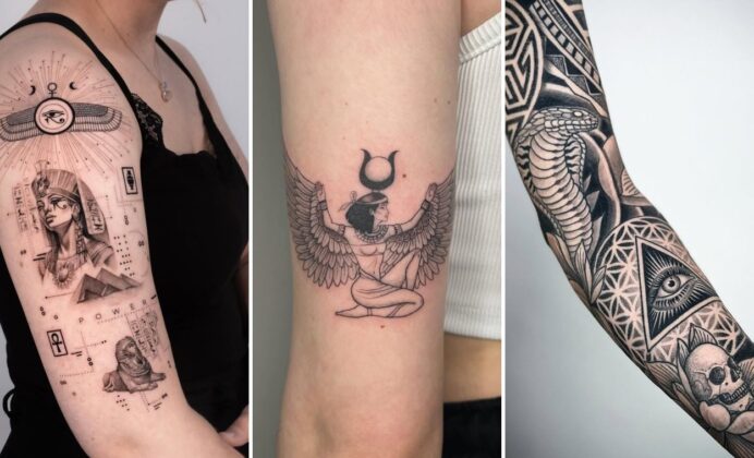 35+ Egyptian Tattoo Ideas Channeling Ancient Mysticism and Royalty