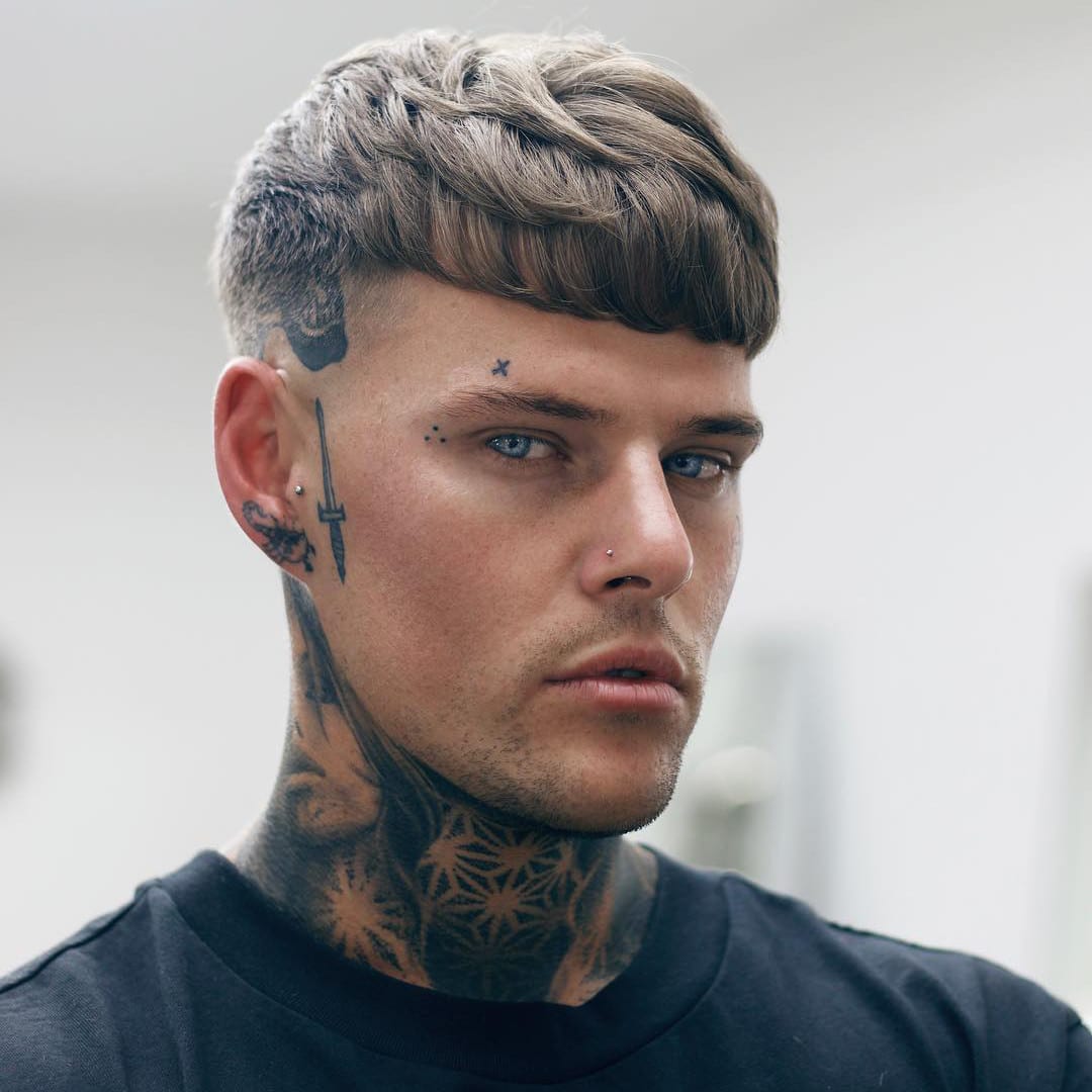 Triple Dots Dagger X Face Tattoos Tattoo on skin