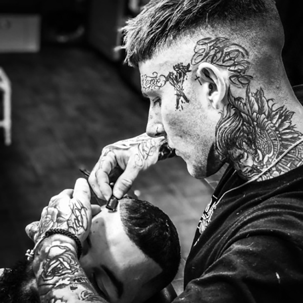 Unknown Words Small Cross Face Tattoos Tattoo on skin