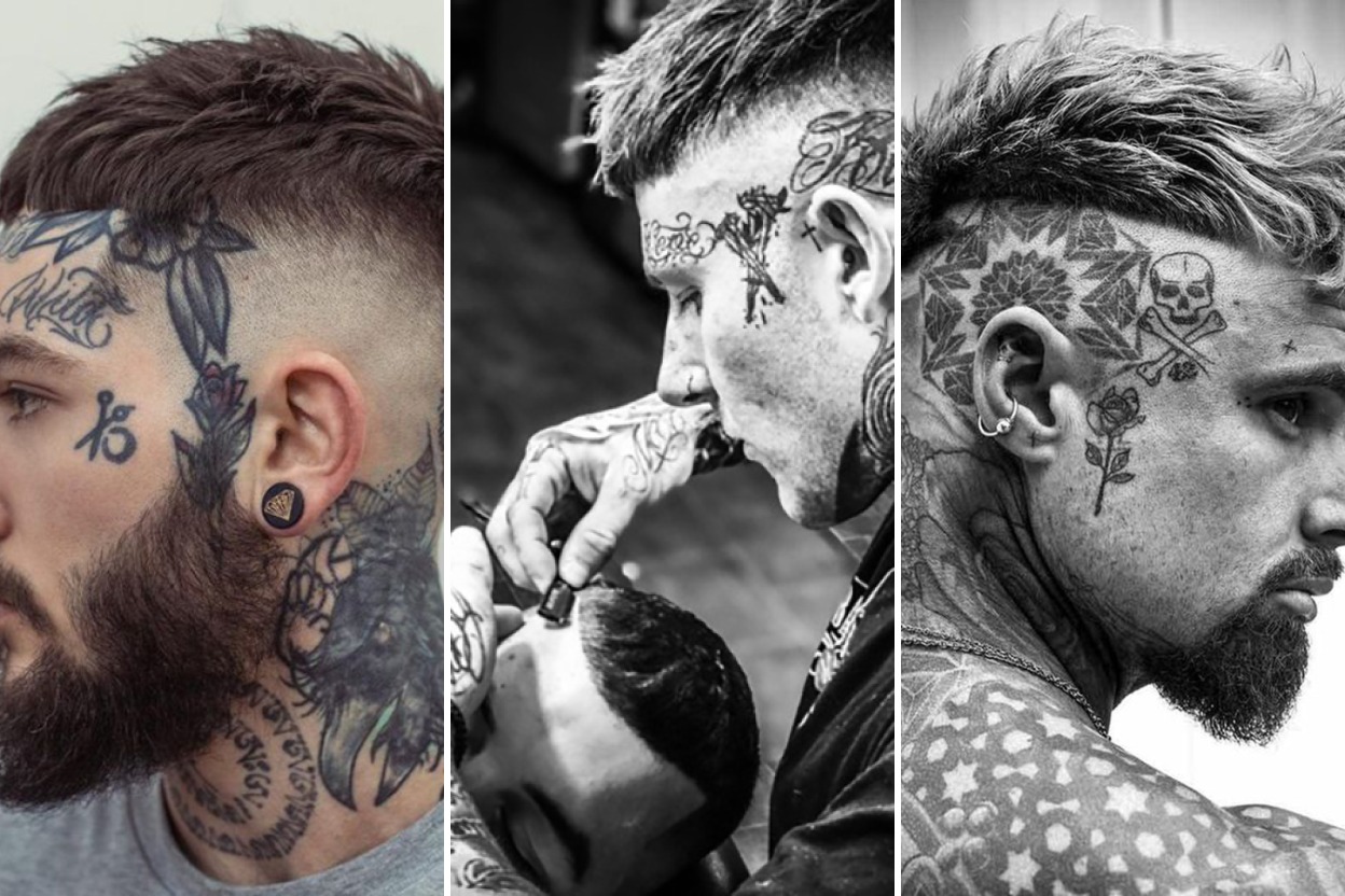 25+ Face Tattoo Ideas That Define Modern Expressive Ink Featured 3-Panel Lookbook Collage