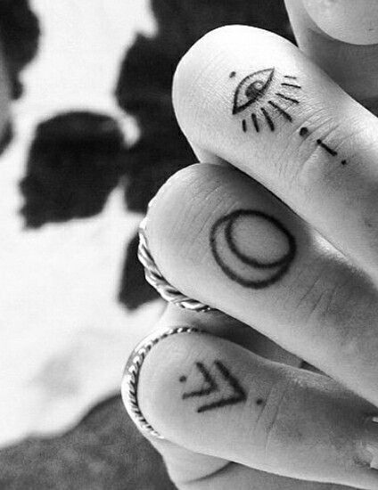 AWESOME TRIBAL FINGER TATTOO IDEA Tattoo on skin