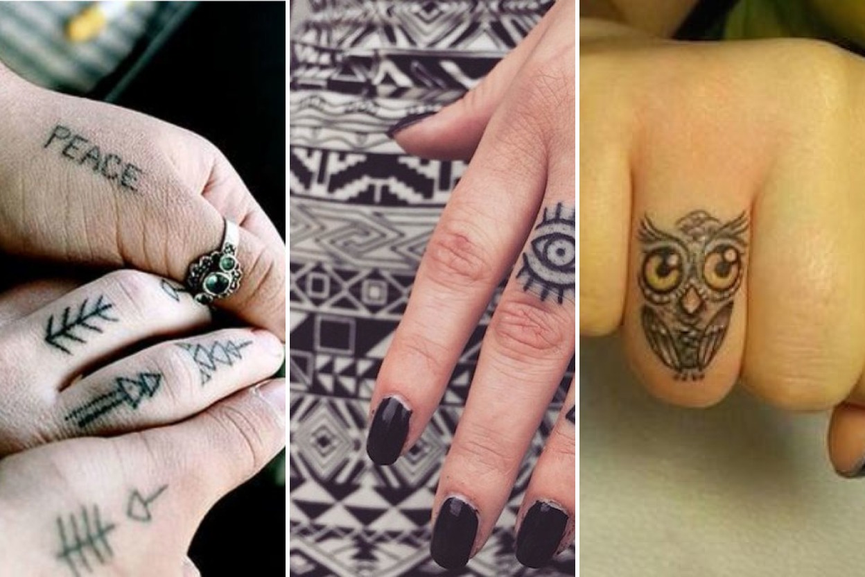 25+ Subtle Finger Tattoos Delivering Chic Micro Statement Art Featured 3-Panel Lookbook Collage