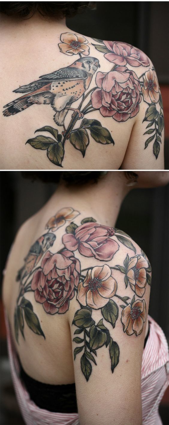 A Simple One For Me Flower Tattoos Tattoo on skin