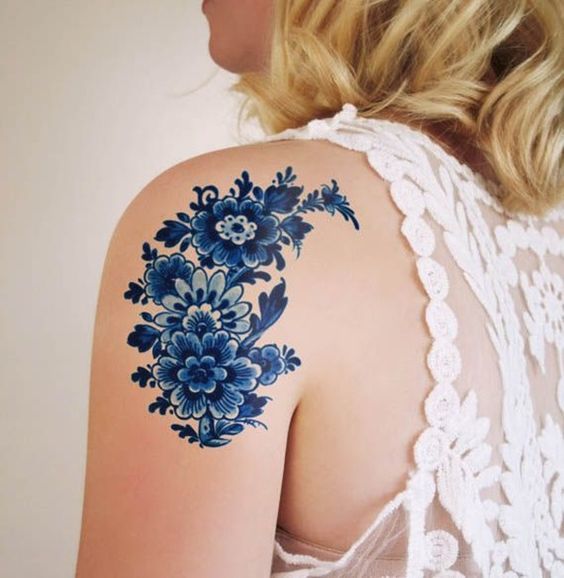 Lotus Tattoo, Flower Tattoo Tattoo on skin