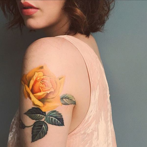 Flower Tattoo Tattoo on skin