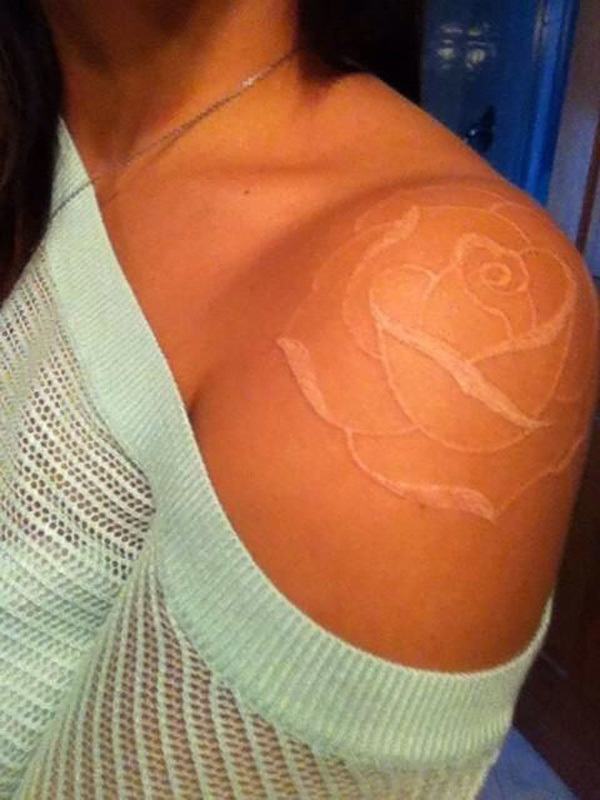 Flower Tattoo Tattoo on skin
