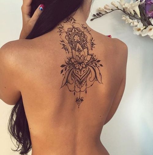 Flower Tattoo Tattoo on skin