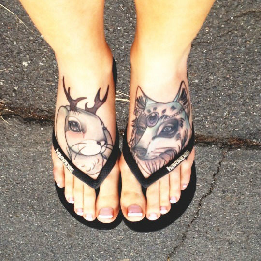 ankle tattoos for the animal lover Tattoo on skin
