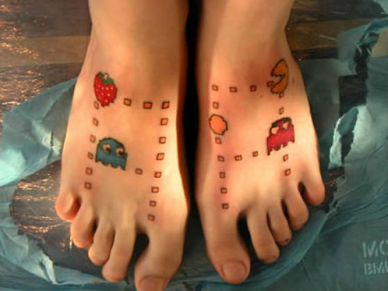 body art Tattoo on skin