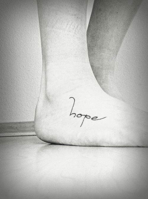 cute foot tattoo Tattoo on skin