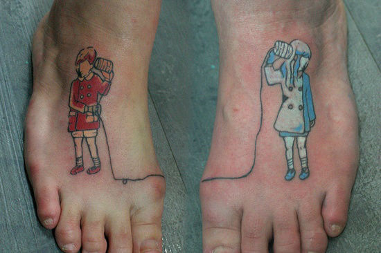 foot-tattoos-18 Tattoo on skin