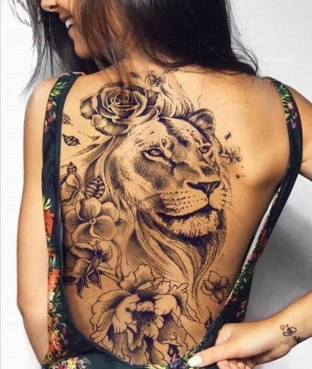 A Beautiful Beast Back Tattoo Designs Tattoo on skin