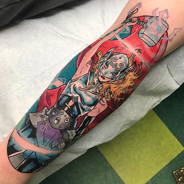 Love and Thunder and Ink Tattoo Design Tattoo on skin