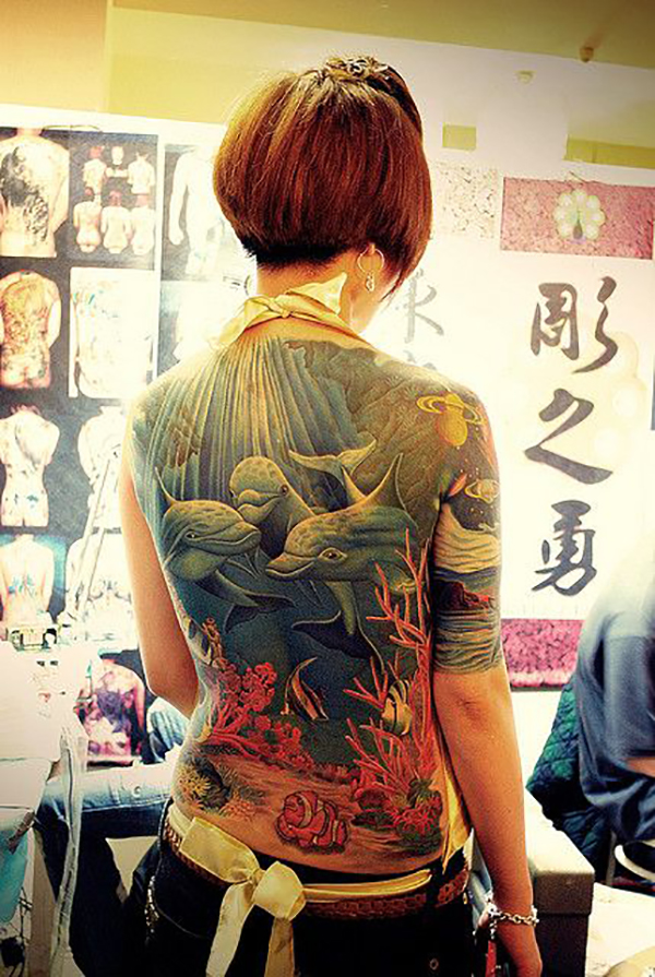 The Ocean at Your Back Tattoo Designs Tattoo on skin