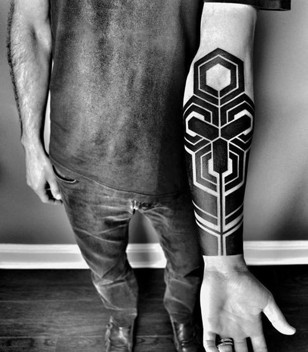 Pentagon Pattern Tattoo for the Organized People Tattoo on skin