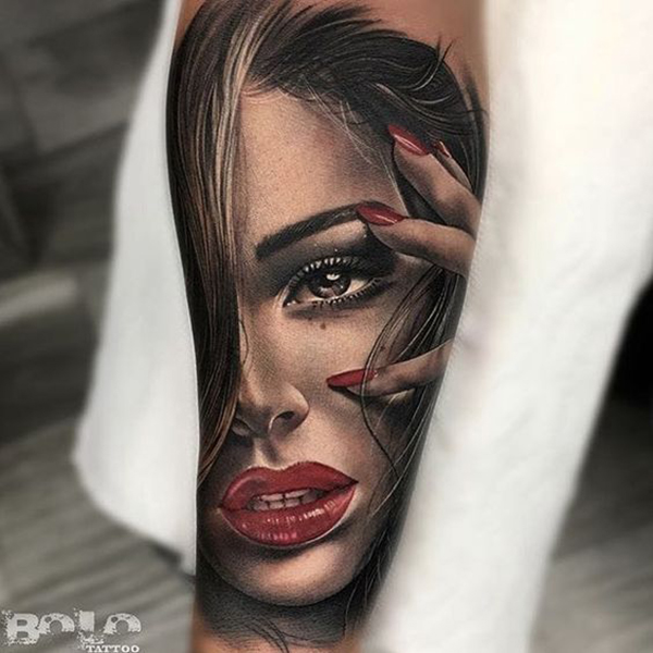Red, Strong, and Elegant Tattoo for the Bold You Tattoo on skin