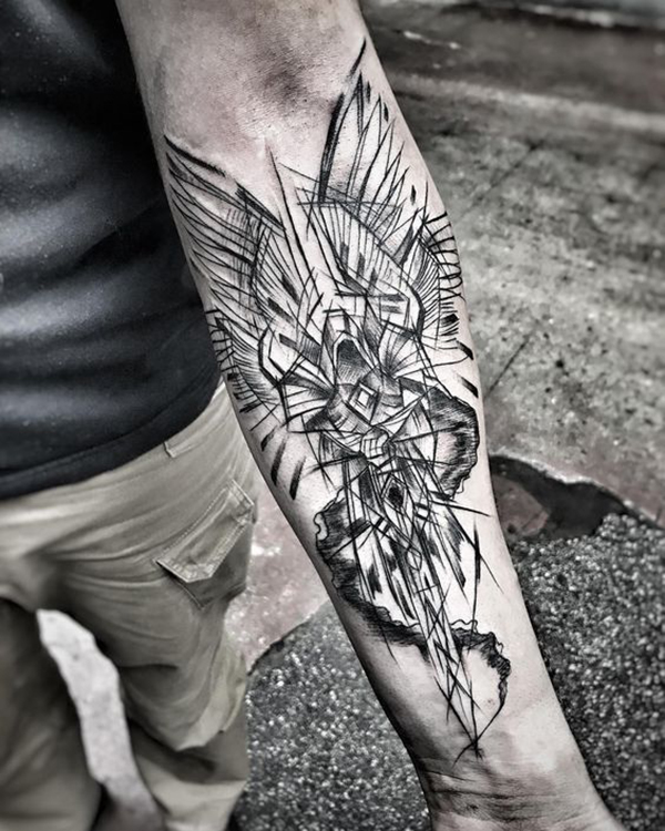 Spikes and Wings Freedom Tattoo for the Warrior in You half sleeve tattoos