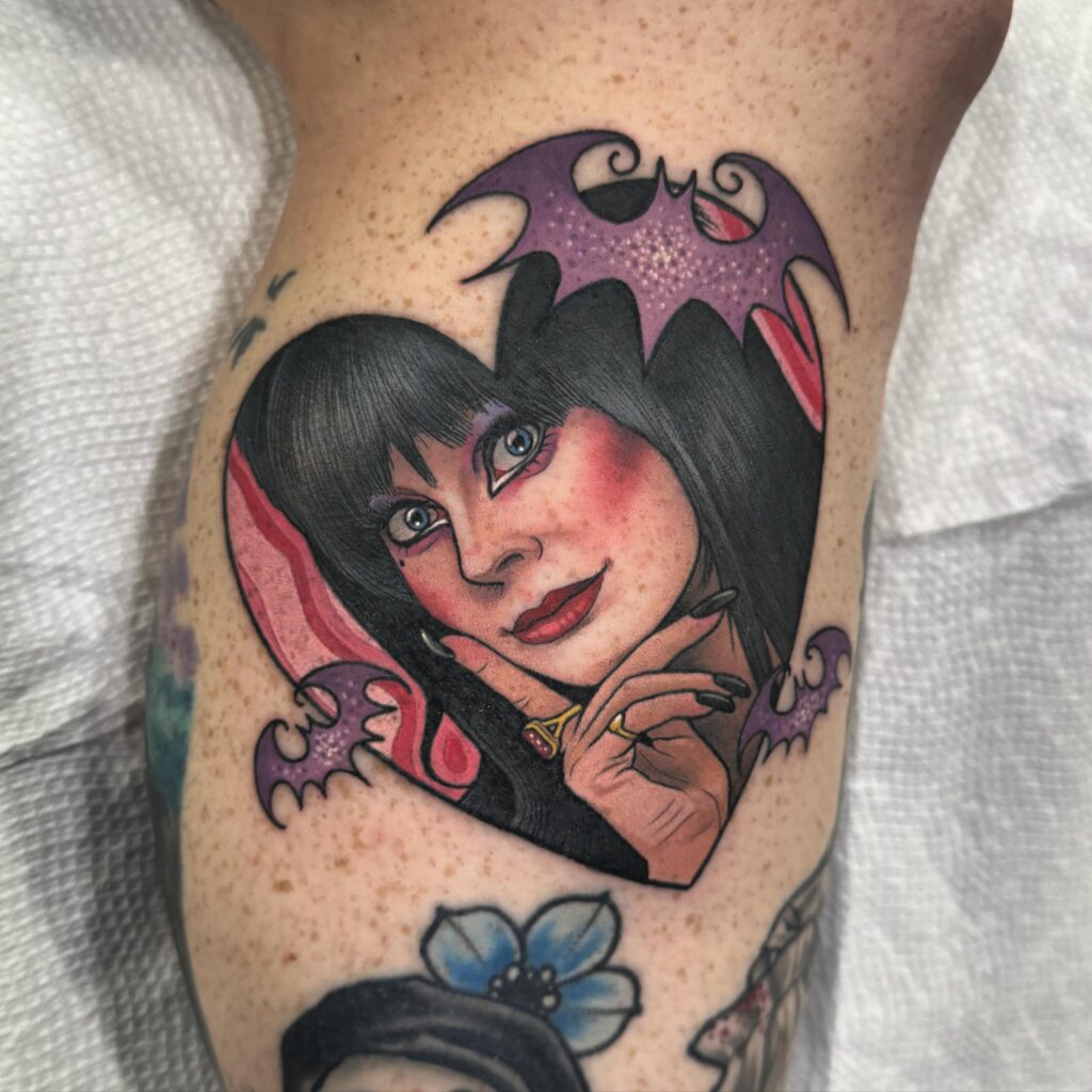 Elvira Mistress Of The Dark Tattoo halloween tattoos