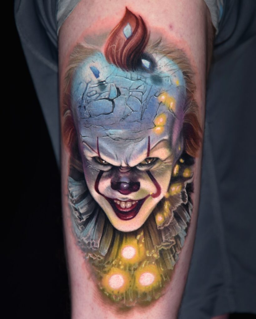 Pennywise The Dancing Clown Tattoo halloween tattoos
