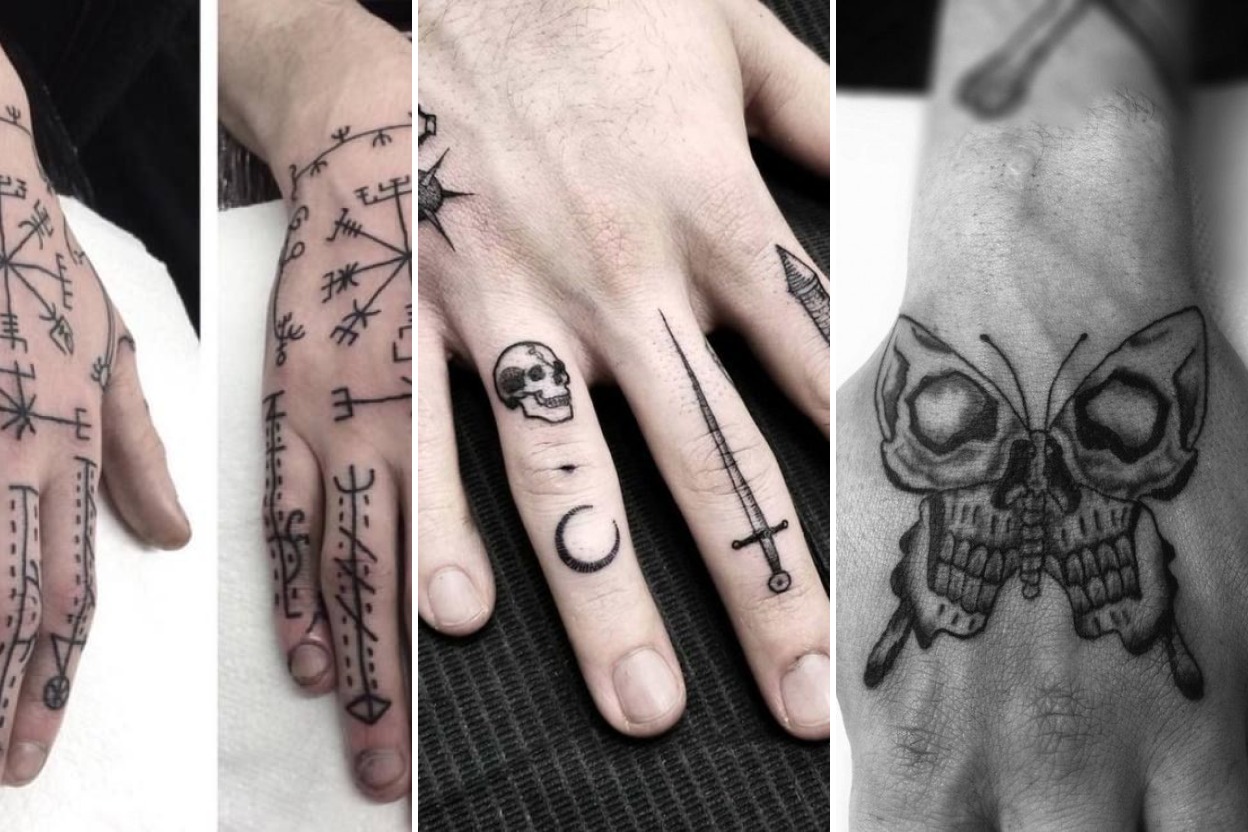 32+ Striking Hand Tattoos Crafted for Unapologetic Expression Featured 3-Panel Lookbook Collage