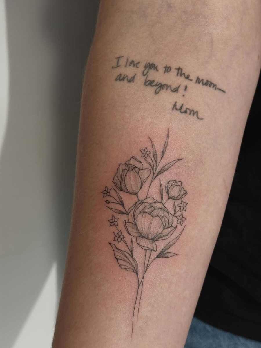A heartfelt mother’s love expressed in ink Tattoo on skin