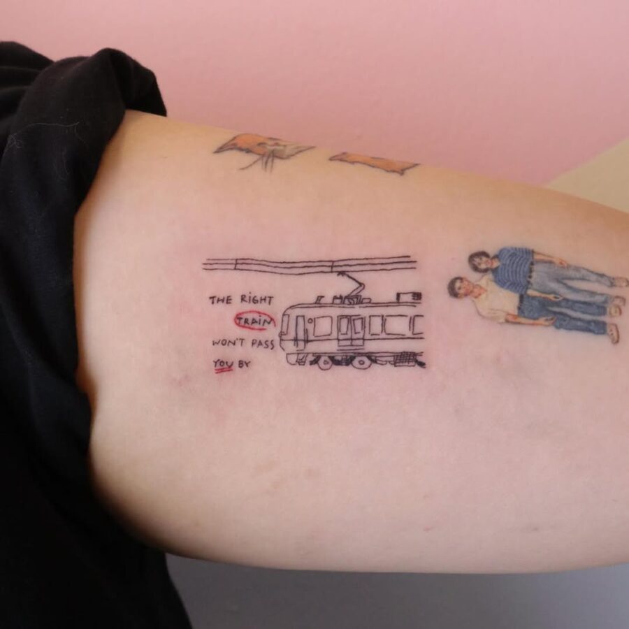 Meaningful Handwritten Quote Tattoo Design Tattoo on skin
