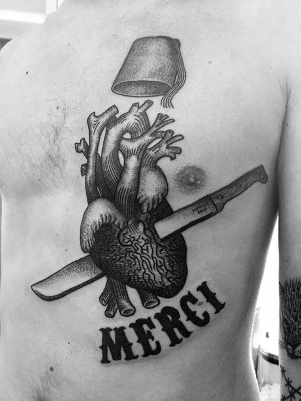 Thank You Heart Tattoos Tattoo on skin