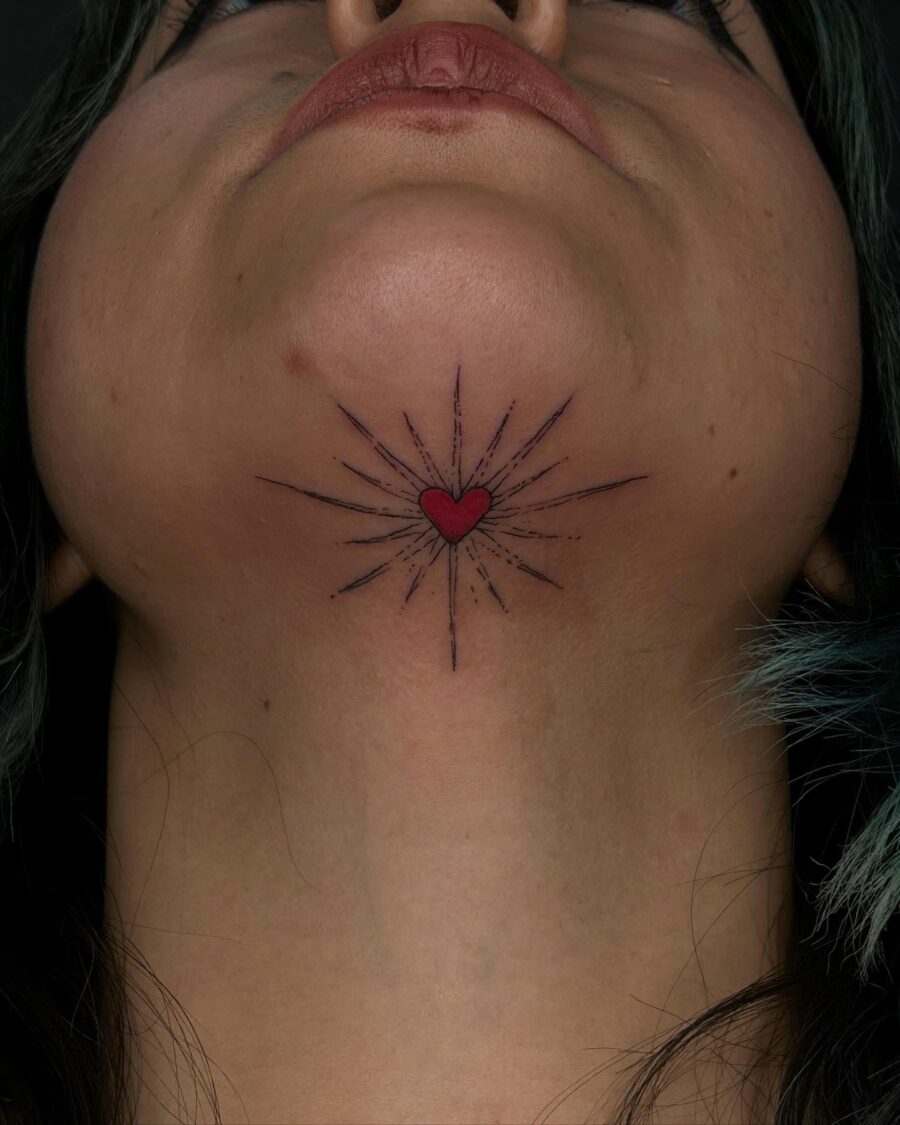 Heart-Inspired Hidden Tattoo Art hidden tattoos