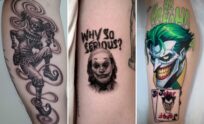 35+ Joker Tattoo Ideas Channeling Iconic Chaotic Comic Artistry