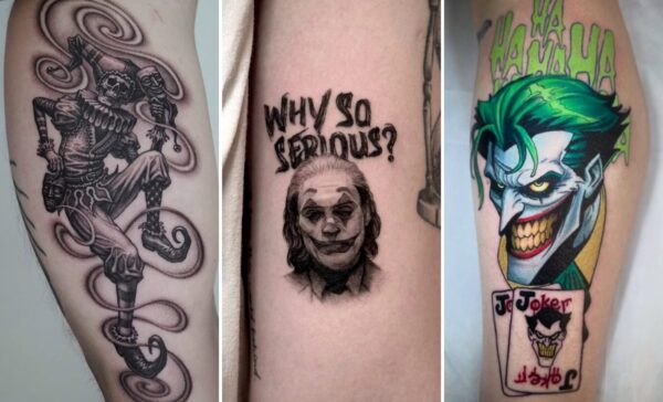 35+ Joker Tattoo Ideas Channeling Iconic Chaotic Comic Artistry