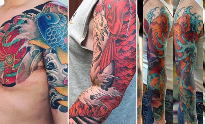 30+ Koi Fish Tattoo Ideas Embodying Perseverance, Luck, and Flow