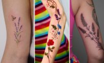 35+ Lavender Tattoo Ideas Blooming With Calming Botanical Elegance