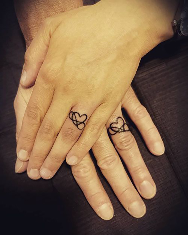 Love You Forever Wedding Ring Tattoos Tattoo on skin